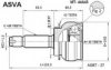MITSUBISHI MN156490 Joint Kit, drive shaft